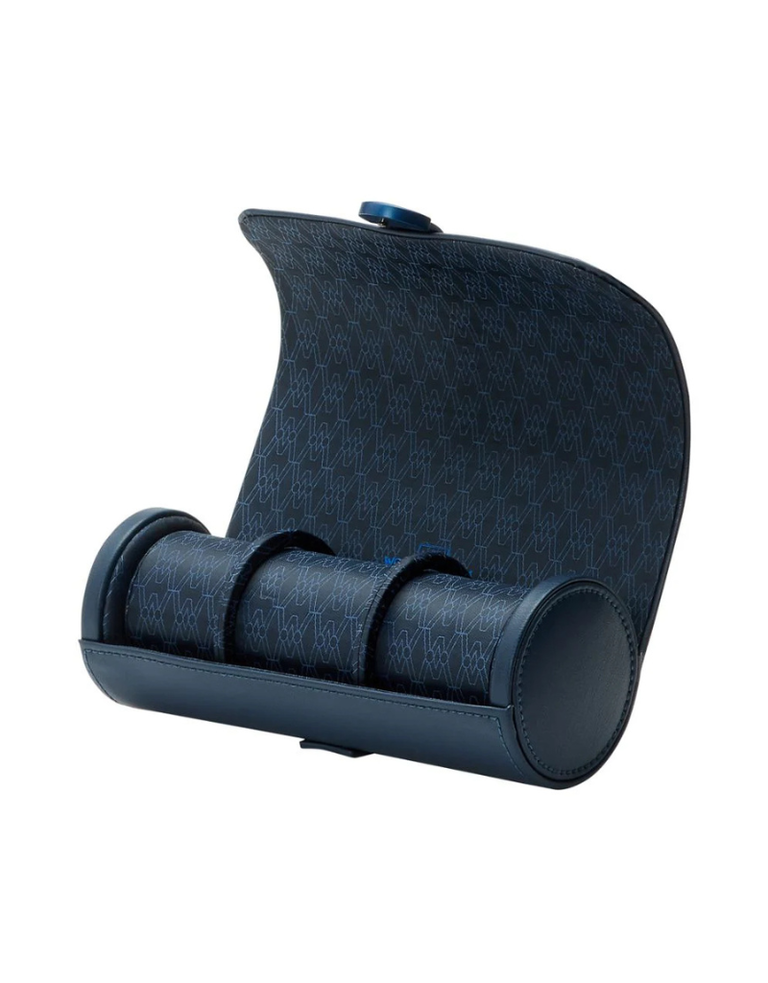 WOLF Earth Triple Watch Roll - Midnight Blue