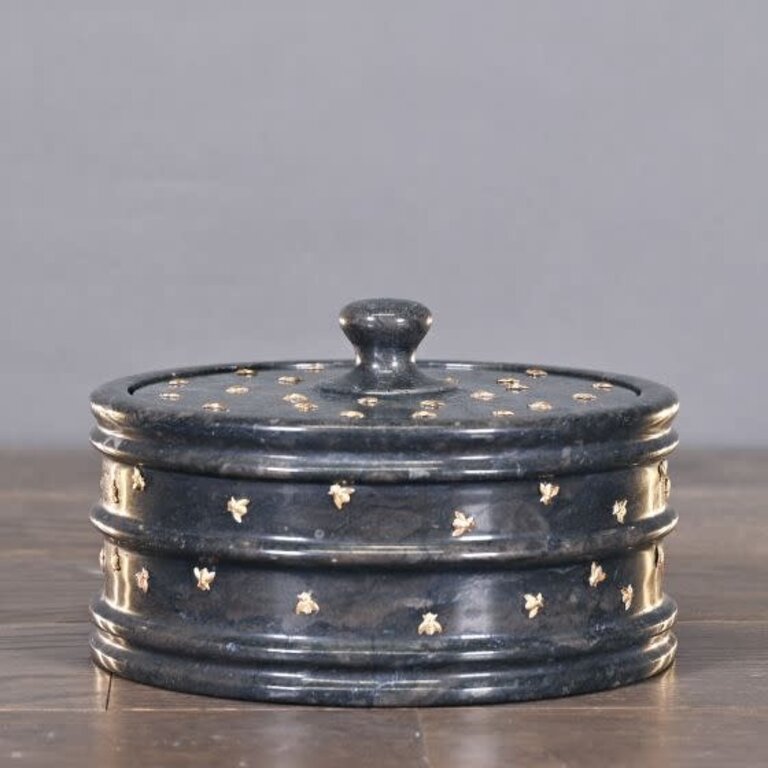 Ateliers Davoy Marmeren doos met bijen