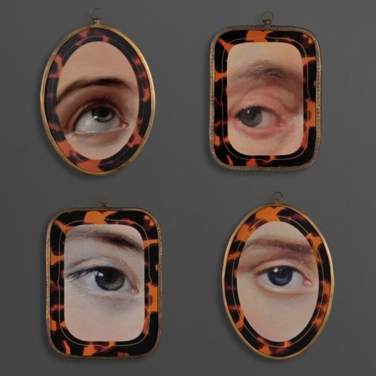 Ateliers Davoy Set of ten frames - 19th century eyes