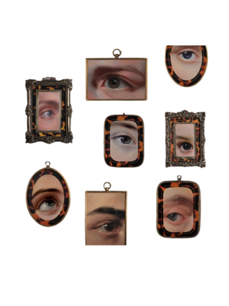 Ateliers Davoy Set of ten frames - 19th century eyes Ateliers Davoy Set of ten frames - 19th century eyes