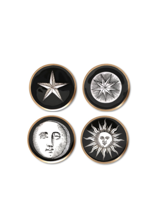 Boncoeurs Set van vier onderzetters - Astrologie