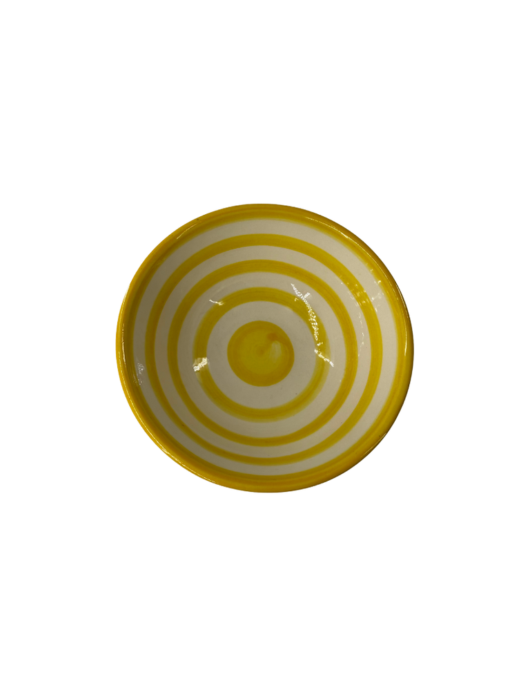 Yellow stripy bowl