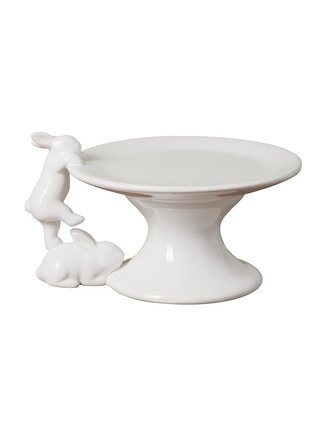 Cake stand climbing rabbit