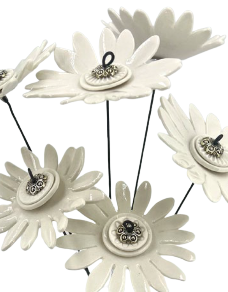 Alex Hackett Porcelain flower - Large Daisy