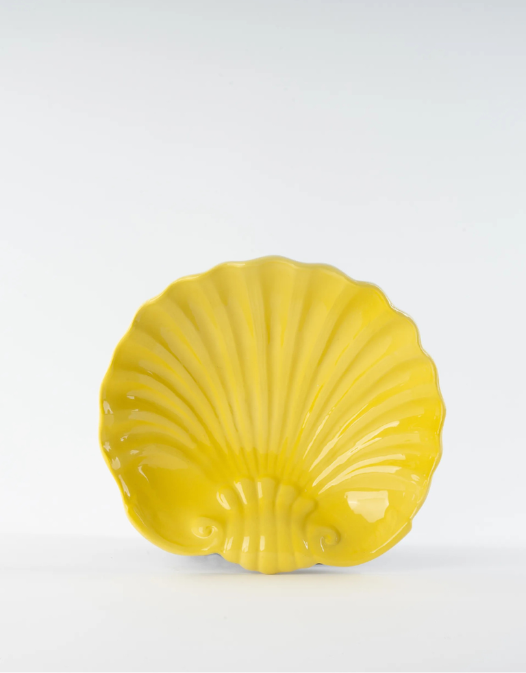 Les Ottomans Shell ceramic bowl - Yellow