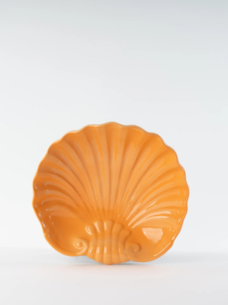 Les Ottomans Schelpvormige Keramische kom – Oranje Les Ottomans Schelpvormige Keramische kom – Oranje