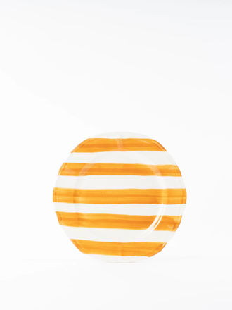 Les Ottomans Stripes dinner plate - Orange Les Ottomans Stripes dinner plate - Orange