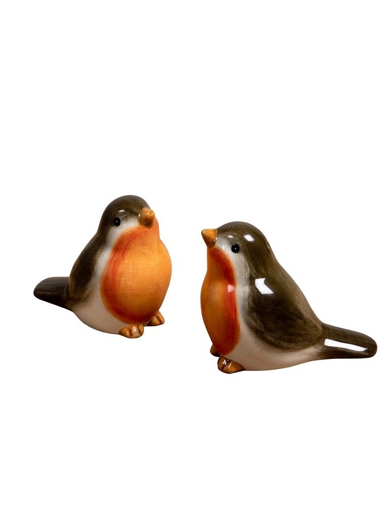 Robin salt & pepper shaker set
