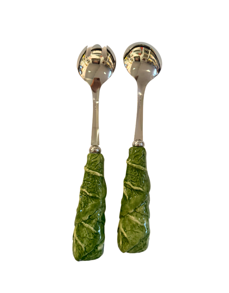 Les Ottomans Radicchio Serveerlepel & Vork Set