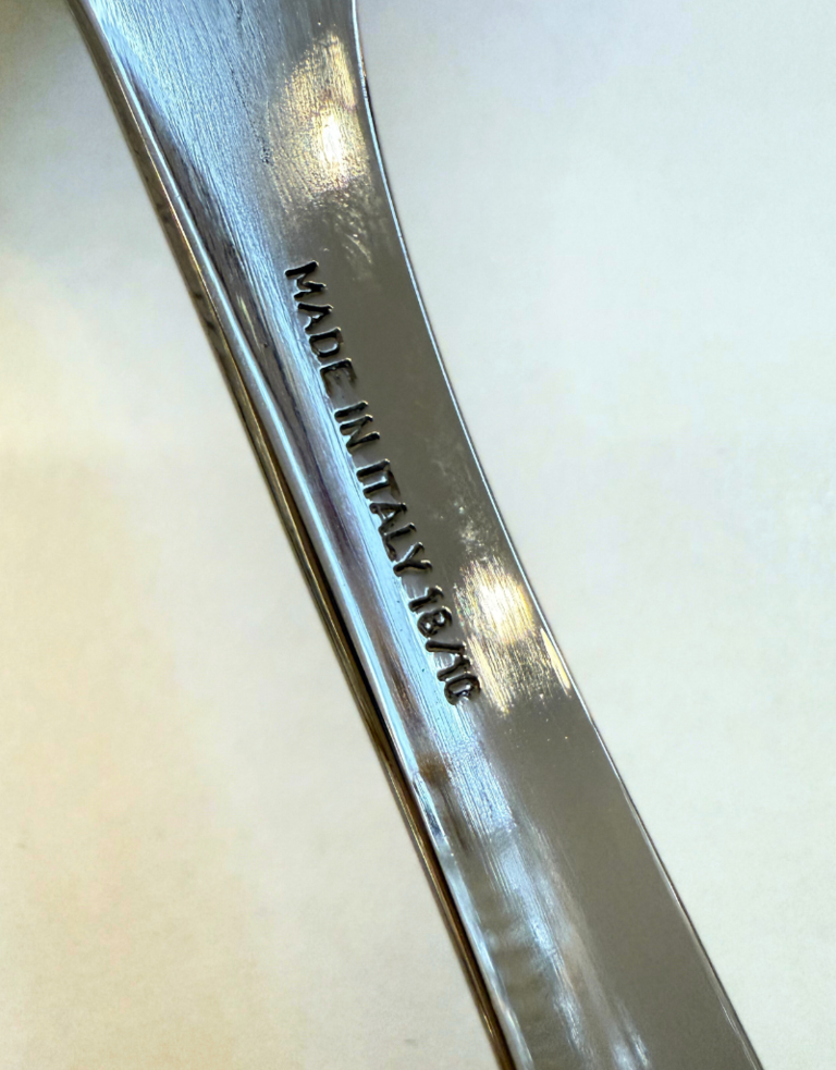 Les Ottomans Radicchio serving Spoon and Fork