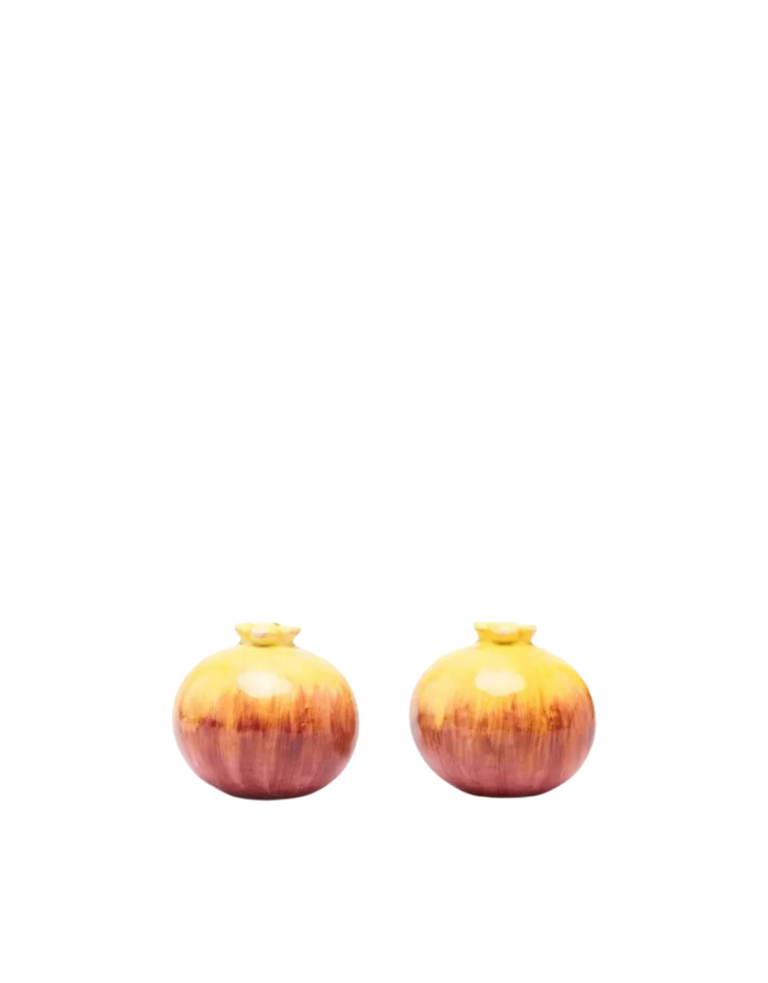 Les Ottomans Pomegranate salt & Pepper shakers