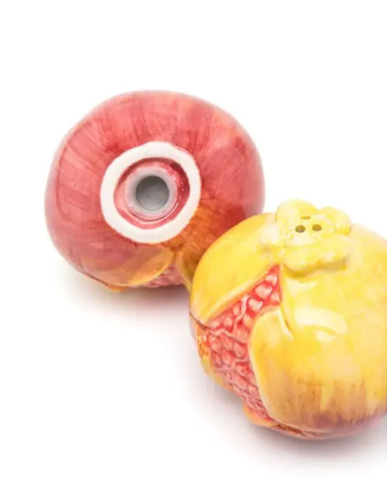 Les Ottomans Pomegranate salt & Pepper shakers