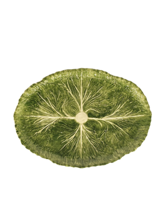 Les Ottomans Radicchio ceramic platter - green Les Ottomans Radicchio ceramic platter - green