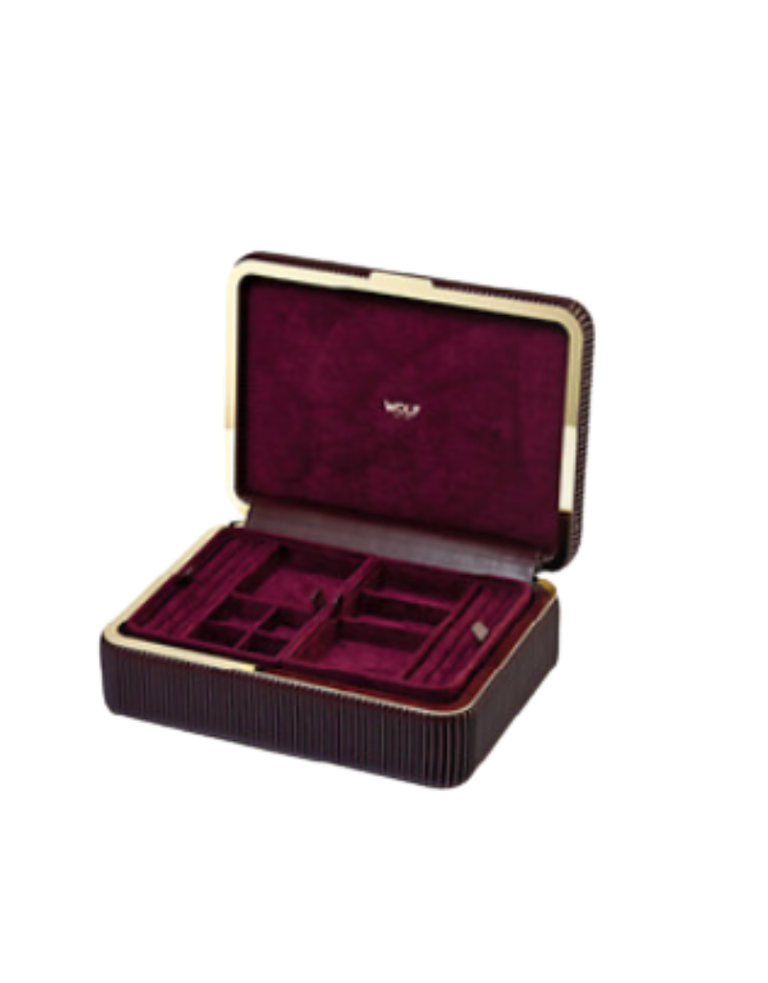WOLF Bella large jewelry box - bordeaux