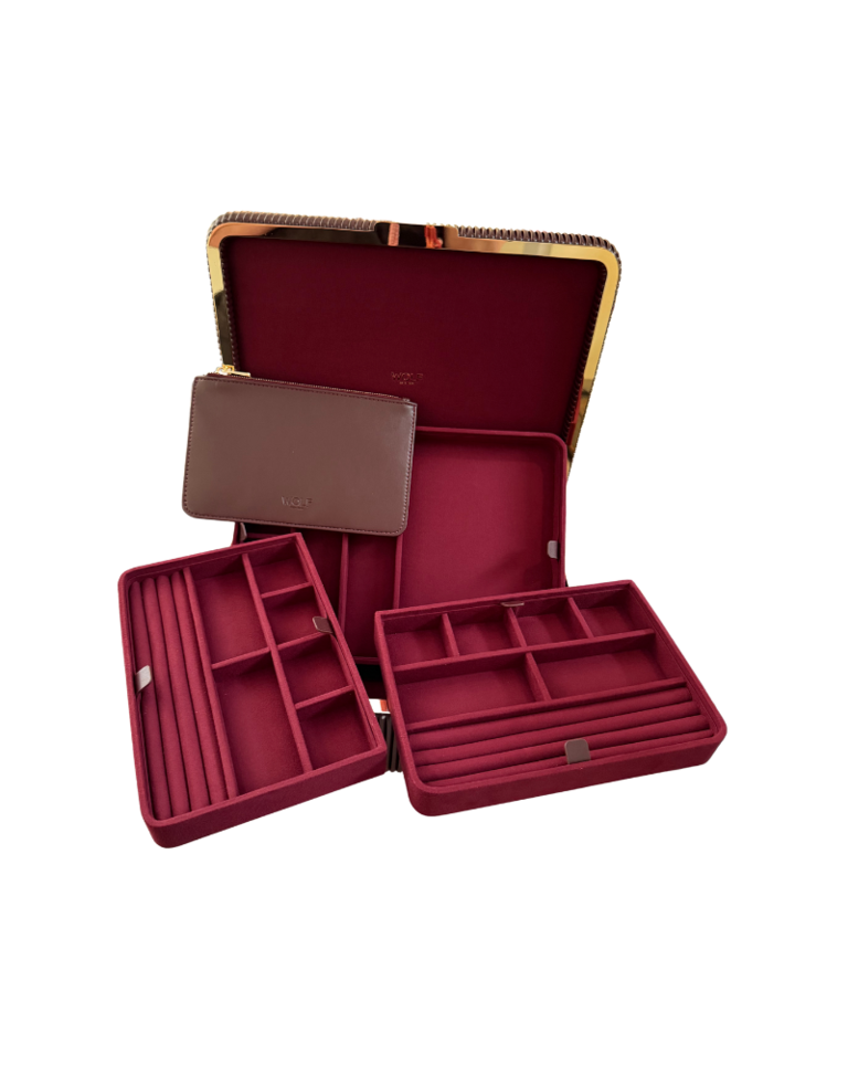 WOLF Bella large jewelry box - bordeaux