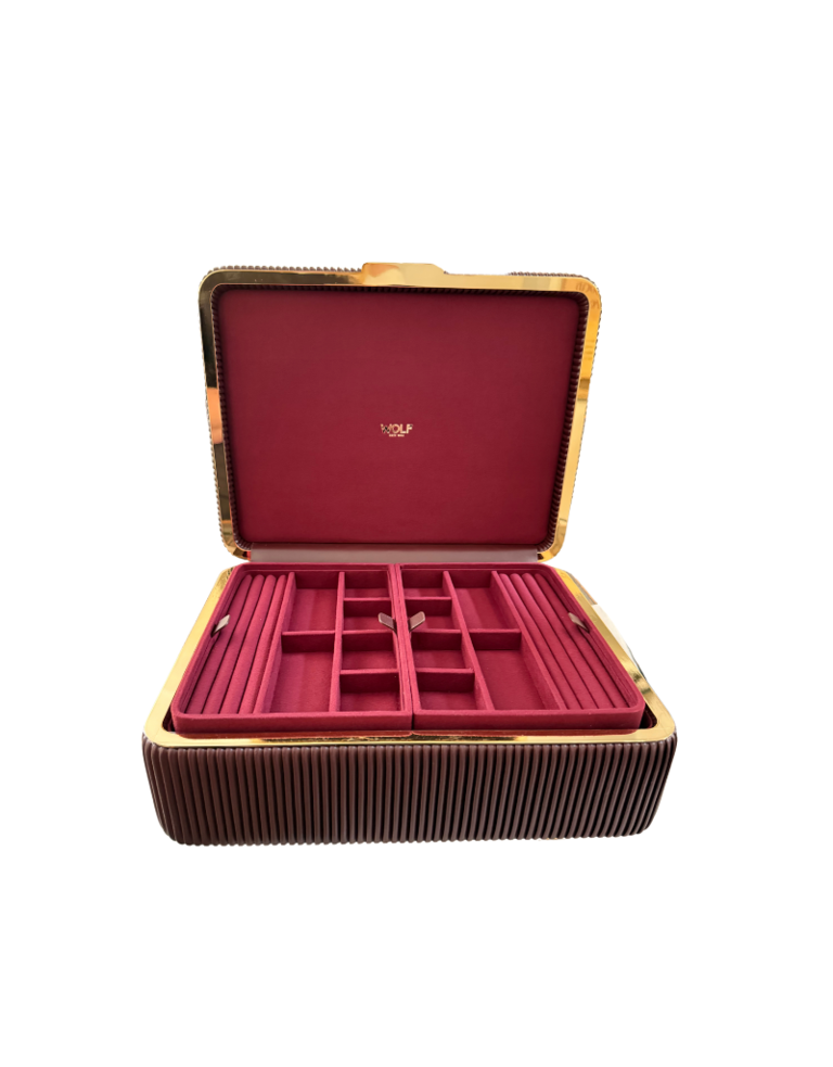 WOLF Bella large jewelry box - bordeaux