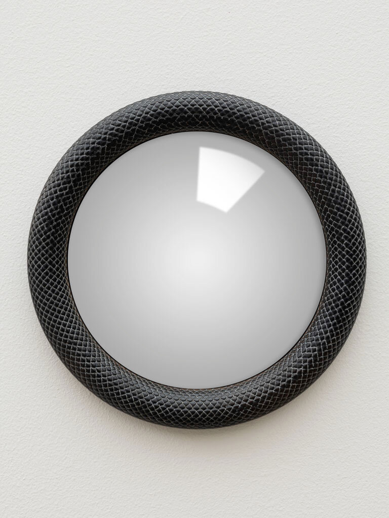 Black snake convex mirror - three sizes