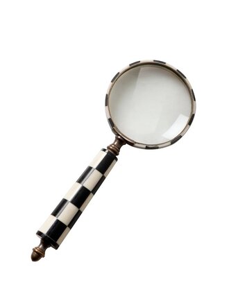 Black & White Check Magnifier