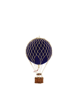 Velvet Hot Air Balloon – Blue – Ø 8.5 cm