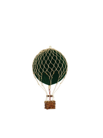 Fluwelen Luchtballon – Groen – Ø 8,5 cm
