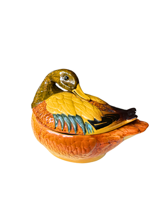 Vintage Ceramic Duck Terrine