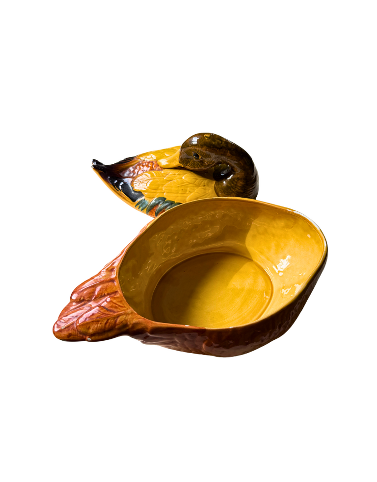 Vintage Ceramic Duck Terrine – Sourced in Tuscany