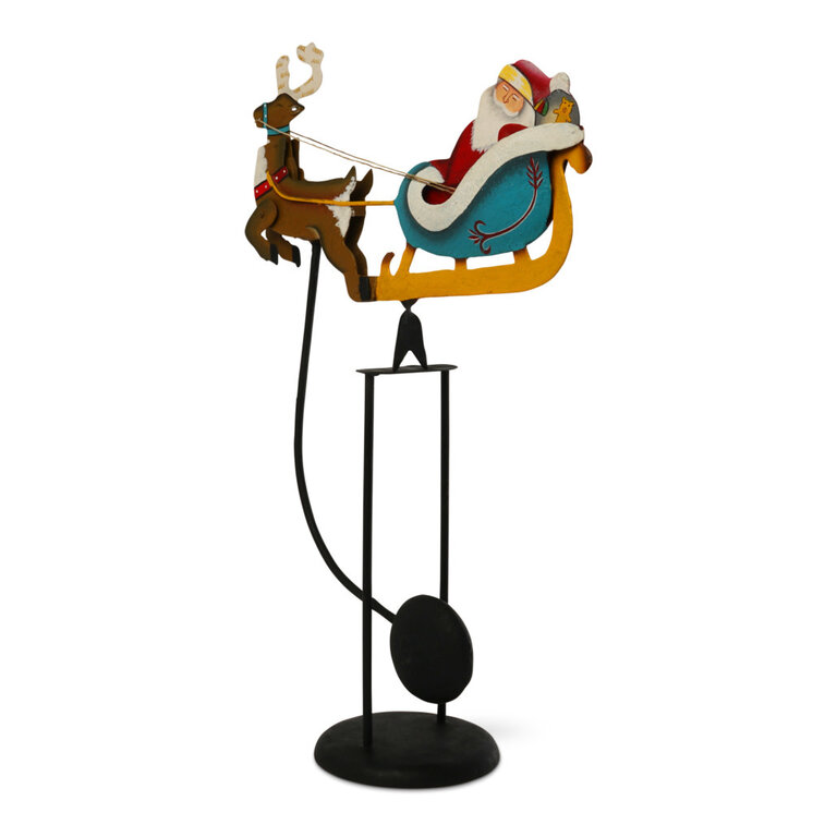 Authentic Models Santa’s Sleigh Balance Toy – Authentic Models – 45 × 24 × 11 cm