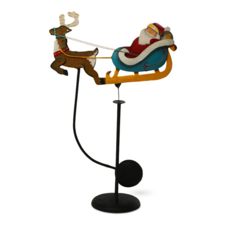 Authentic Models Santa’s Sleigh Balance Toy – Authentic Models – 45 × 24 × 11 cm