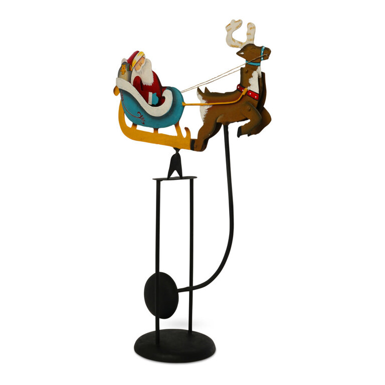 Authentic Models Santa’s Sleigh Balance Toy – Authentic Models – 45 × 24 × 11 cm