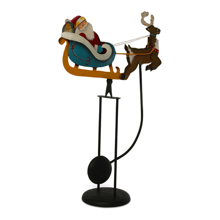Authentic Models Santa’s Sleigh Balance Toy – Authentic Models – 45 × 24 × 11 cm