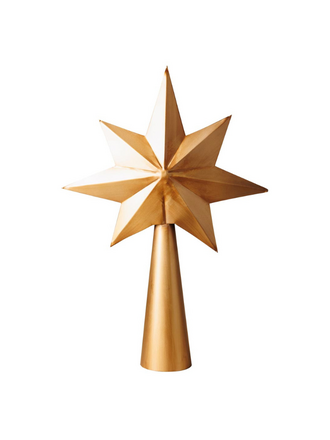 ‘Electra’ Christmas Decoration – Gold Iron Star