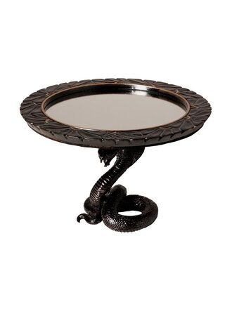 Mirror Tray with Black Snake Base