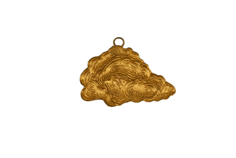 Boncoeurs Cloud Ornament – Brass – Available in Two Sizes