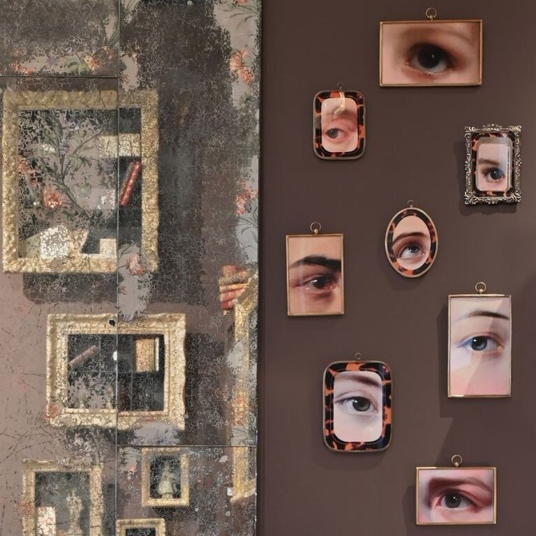 Ateliers Davoy  ‘19e-eeuwse Ogen’ - Set van 10 of enkele lijstjes