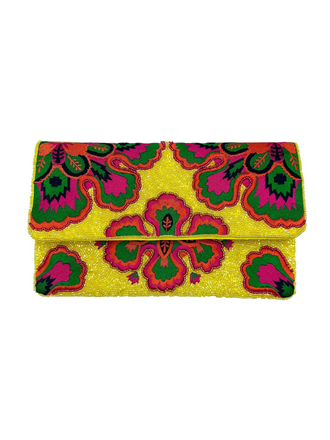 Festive Royalty Beaded Clutch