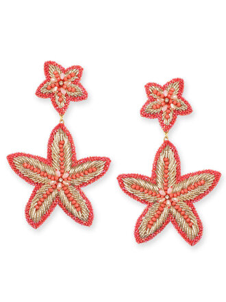 Olivia Dar Maxi Starfish Earrings – Gold