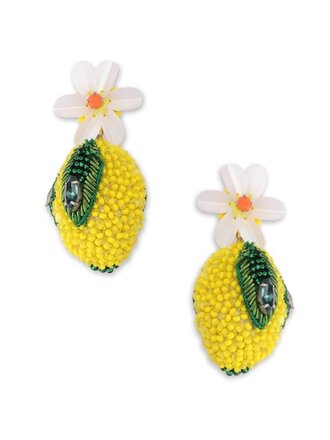 Olivia Dar Citroen Oorbellen – Geel