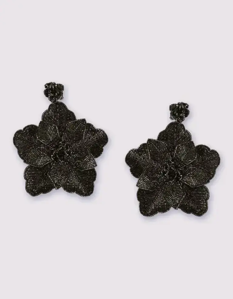 Olivia Dar Primrose Earrings – Black