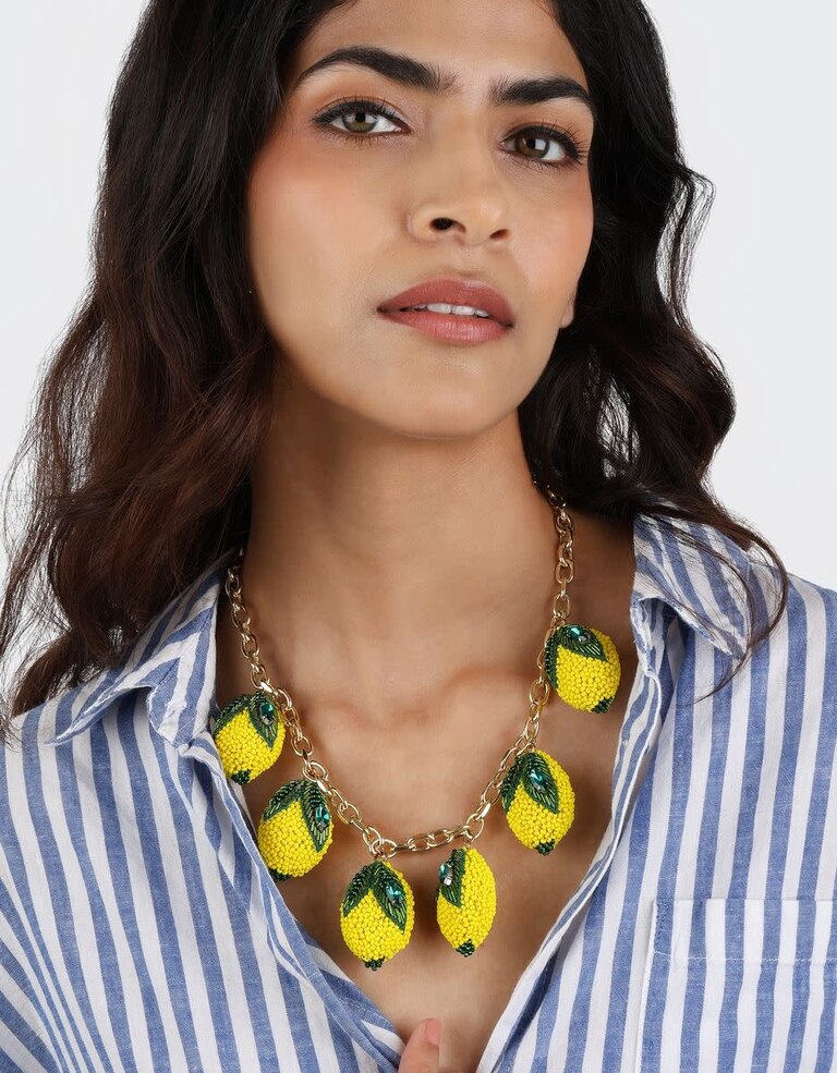 Olivia Dar Citrus Ketting – Geel | Olivia Dar