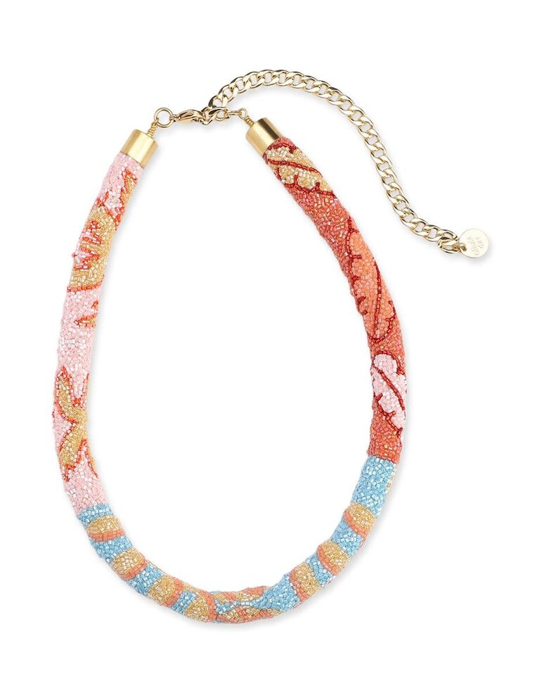 Olivia Dar Choker Ketting – Light Blue | Olivia Dar