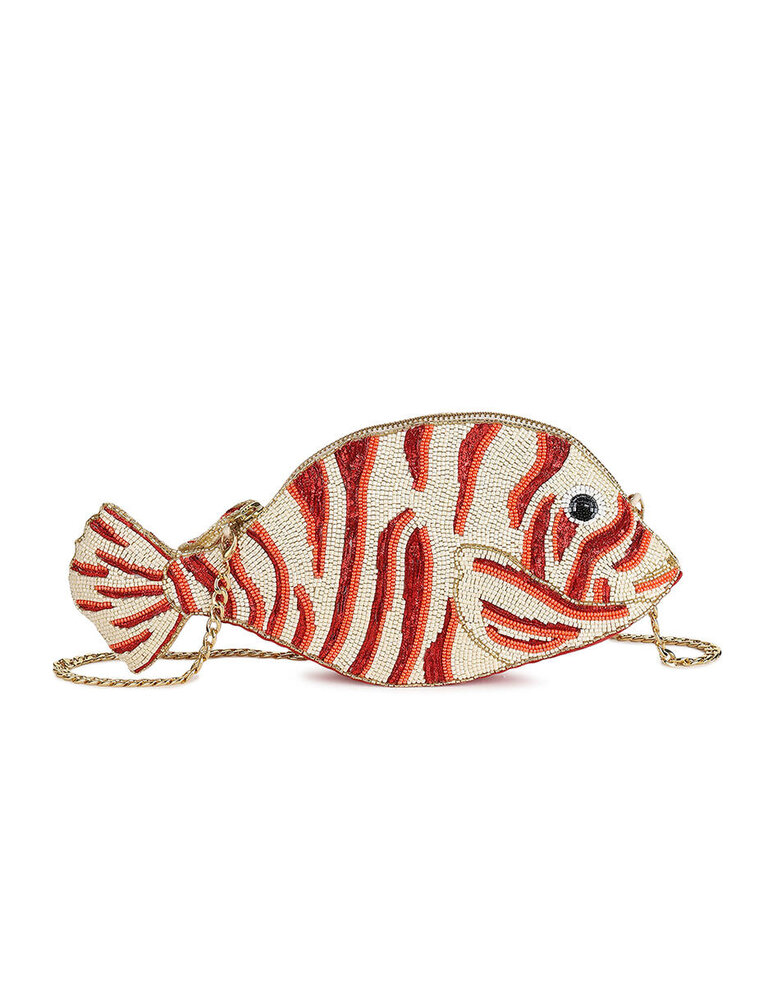 Olivia Dar Lion Fish Bag – Red | Olivia Dar