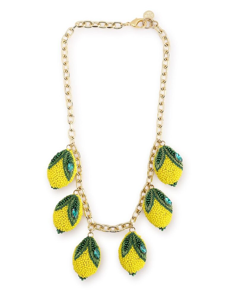 Olivia Dar Citrus Ketting – Geel | Olivia Dar