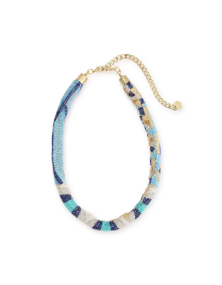 Olivia Dar Choker Necklace – Sea Blue | Olivia Dar
