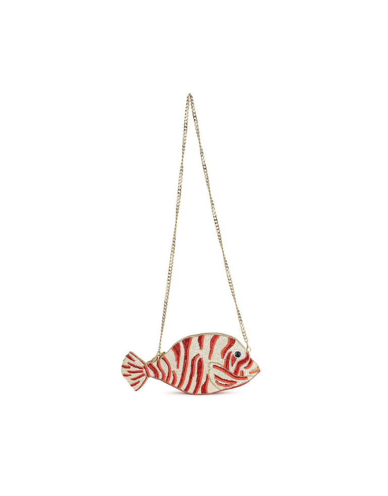 Olivia Dar Lion Fish Bag – Red | Olivia Dar