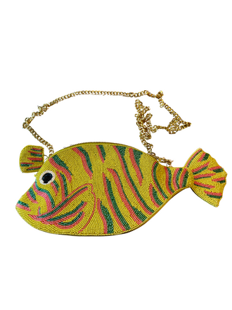 Olivia Dar Lion Fish Bag – Lime