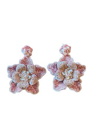 Olivia Dar Primrose Earrings – Pale Pink