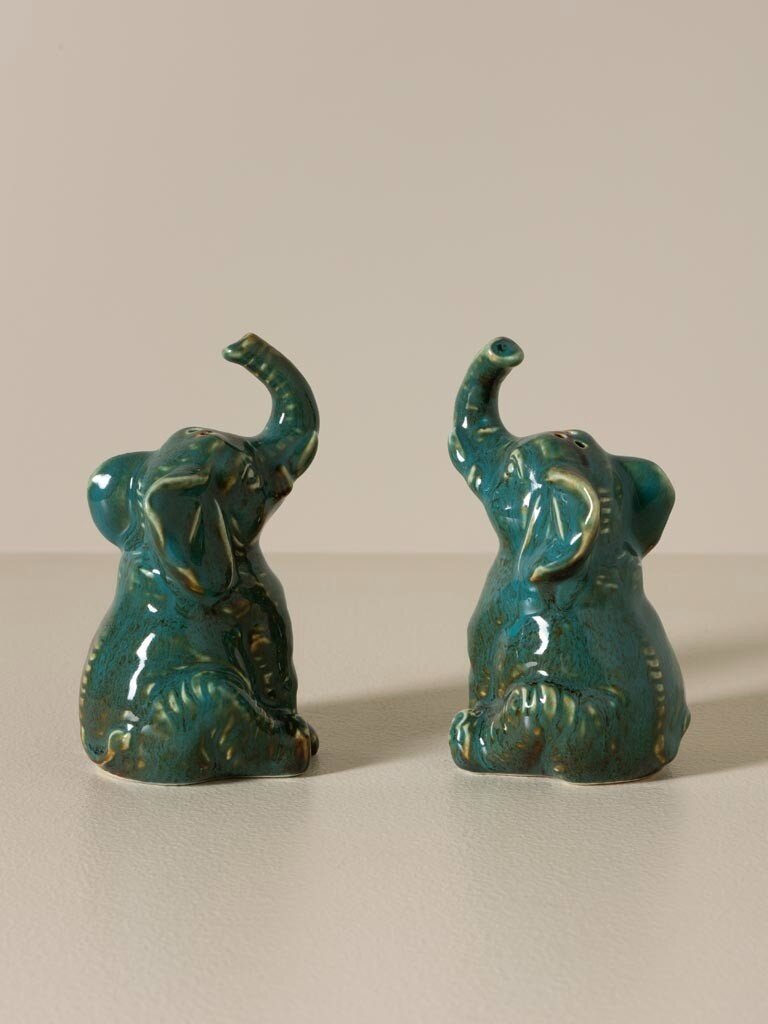 Olifant Zout- & Peperstel – Aardewerk