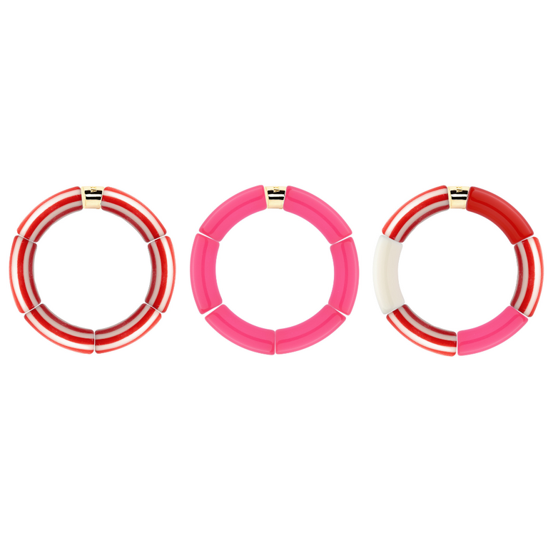 Parabaya Riviera Magenta Bracelet – Parabaya (Single or Trio)