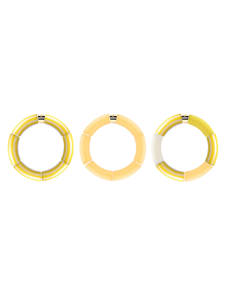 Parabaya Riviera Amarelo Bracelet – Parabaya (Single or Trio)