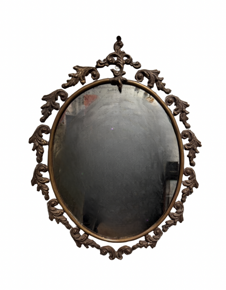 Vintage Italian Antique Mirror with Aged Glass – 19th Century